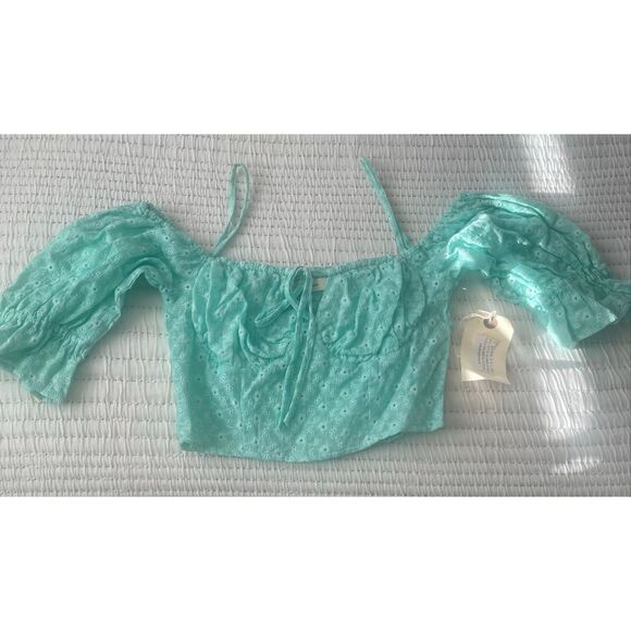 Cotton Smocked Top NEW NWT - Picture 1 of 5
